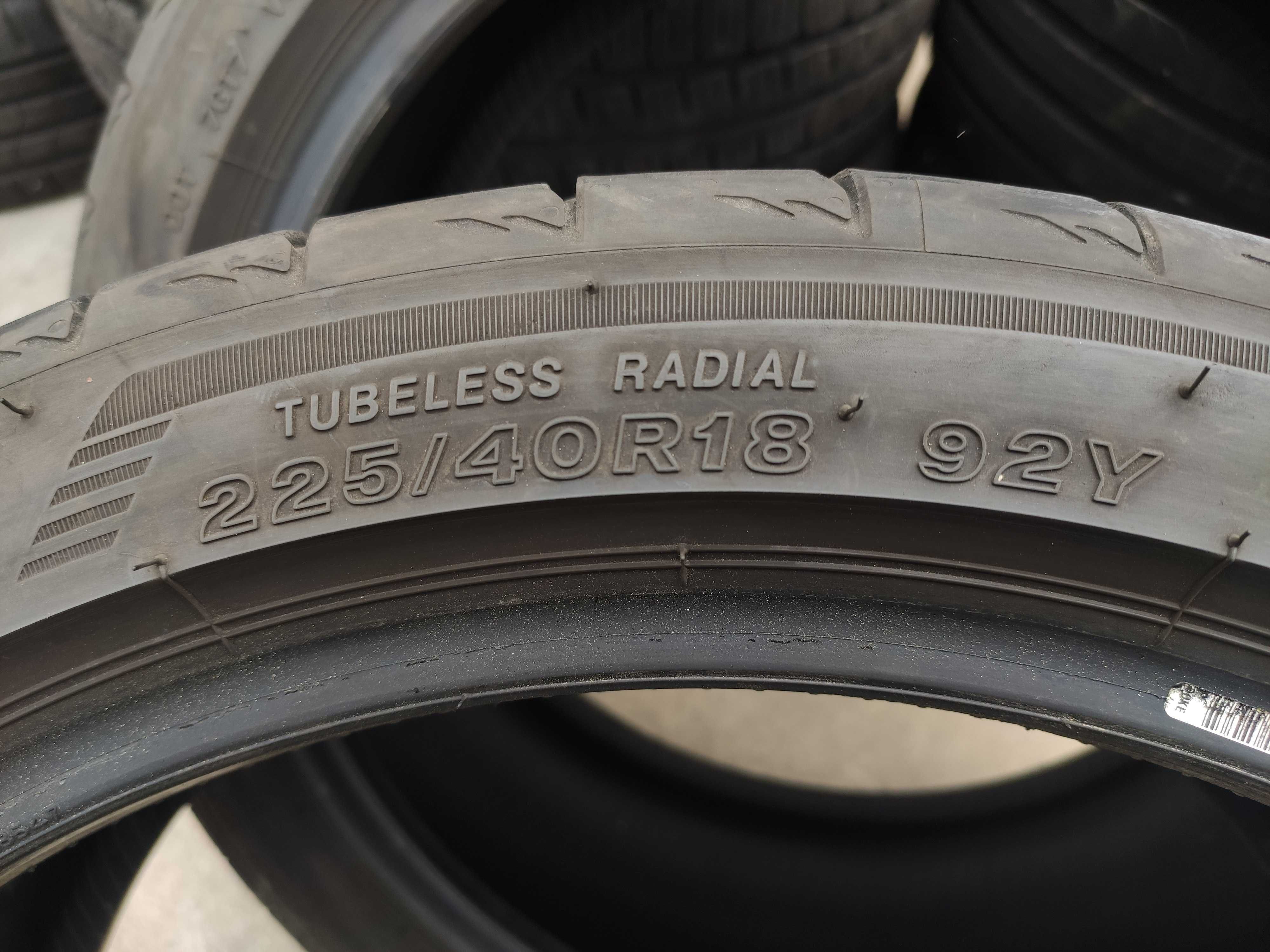 2бр Летни Гуми 225 40 18 - Bridgestone DOT 2021