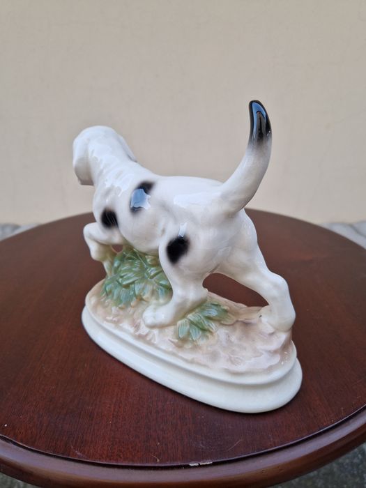 Страхотна антикварна английска порцеланова фигура статуетка