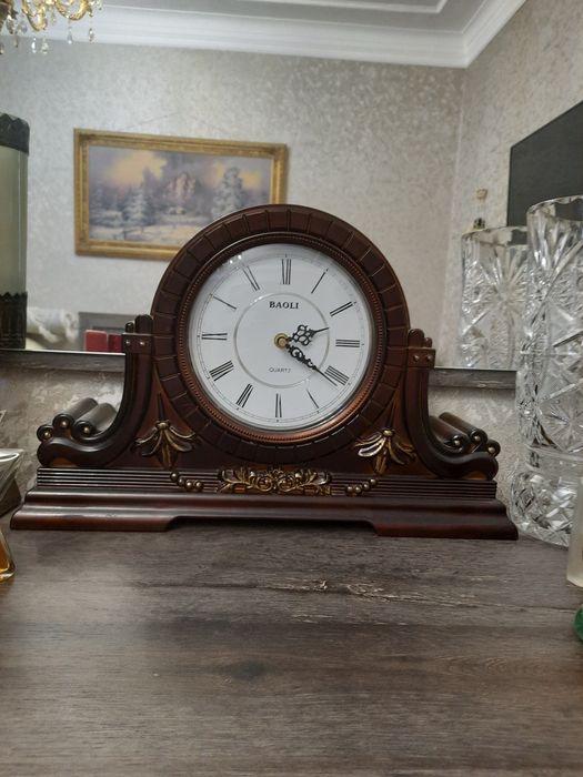 Часы каминые кварцевые япония