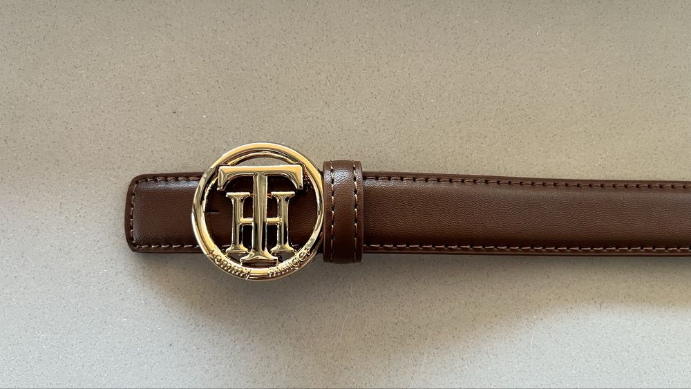 кафяв Кожен колан tommy hilfiger