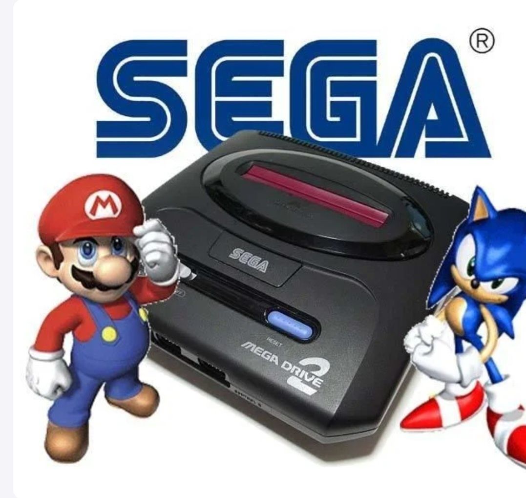 Новая игровая приставка Sega со встроенными играми