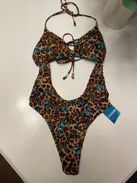 Costum de baie animal print nou