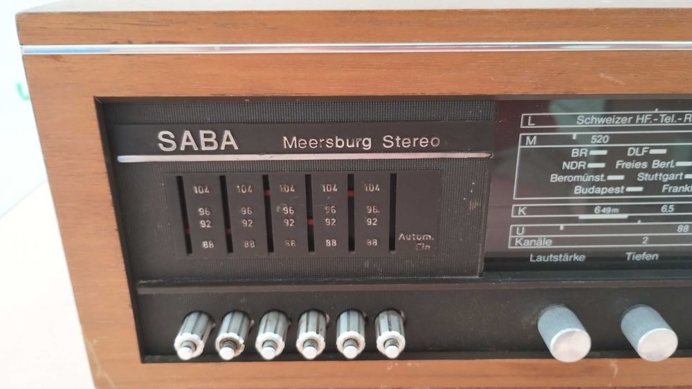 accesorii audio hi fi amplituner Saba Meersburg stereo