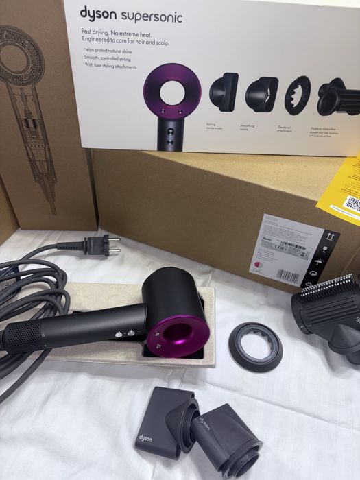 Dyson Supersonic roz rose trandafir fucsia nou feon de uscat parul