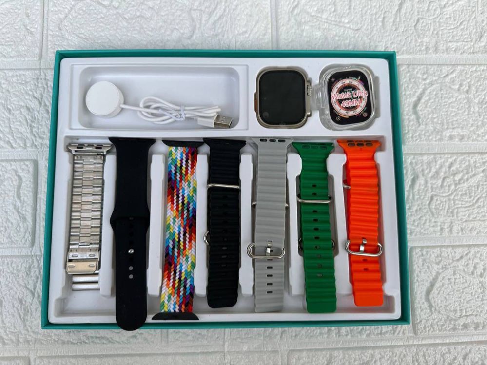 Смарт часы Apple Watch  в подарок 9 оемешков и чехол