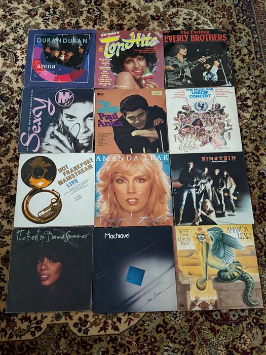 Lot discuri vinyl vinil prince abba paul anka jazz rock pop blues retr