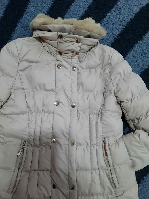 Дамско якенце със заешка яка