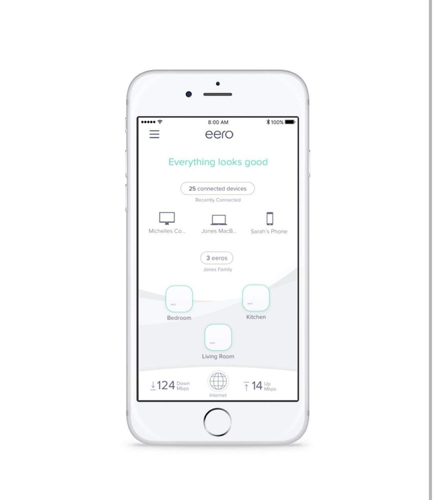 Set Sistem Wi-Fi mesh Amazon eero Pro
