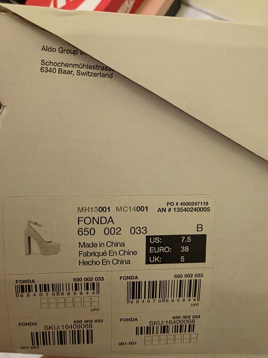 Aldo обувки на ток