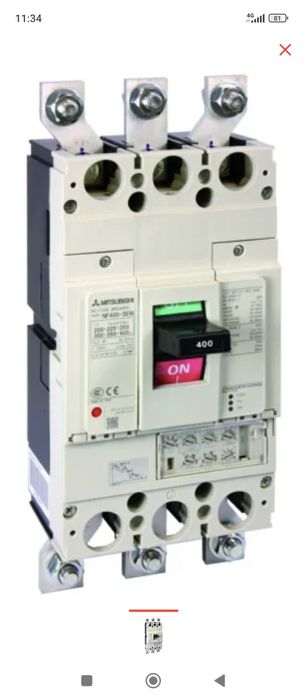 Mitsubishi Electric автоматический выключатель NF-400 SEW 400А