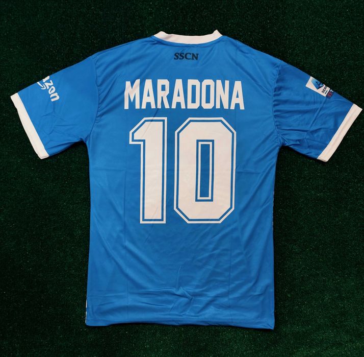 Мъжка тениска фланелка блуза Napoli Maradona emporio armani