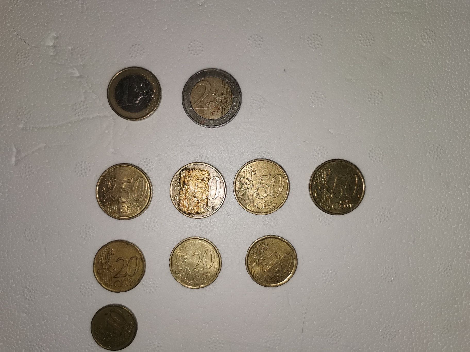 Vand monede rare  1 eur/2 eur/50 cent/20 cent/10 cent.