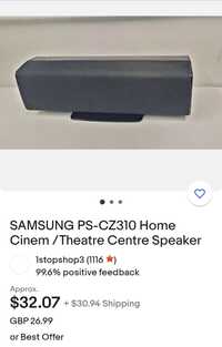 Boxa audio pasiva centrala Samsung