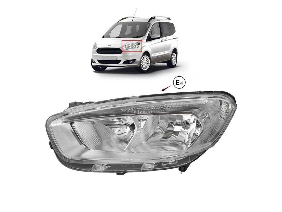 Фарове Фар за FORD TRANSIT COURIER 2018+ / Форд Транзит Куриер с мотор