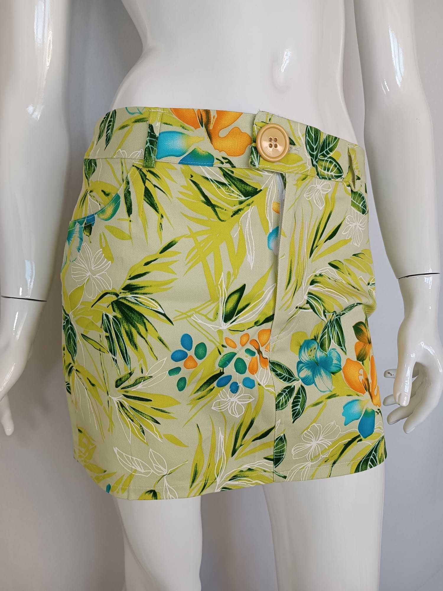 Fustă mini cu imprimeu tropical Diane von Furstenberg