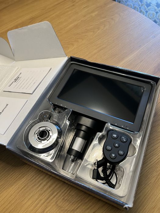Microscop digital profesional, 7 inch, 16MP, compatibil PC, NOU