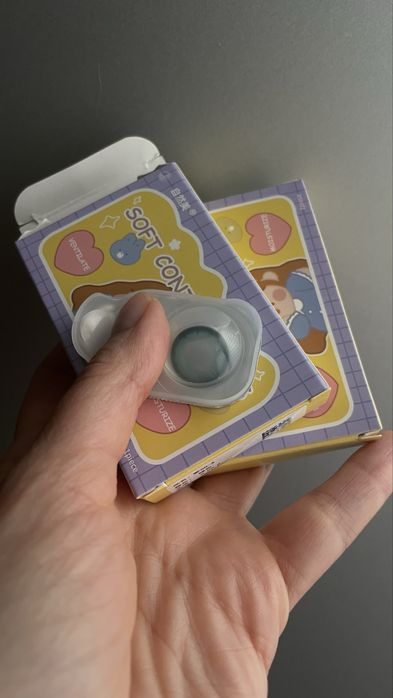 Линзы нулёвки цветные