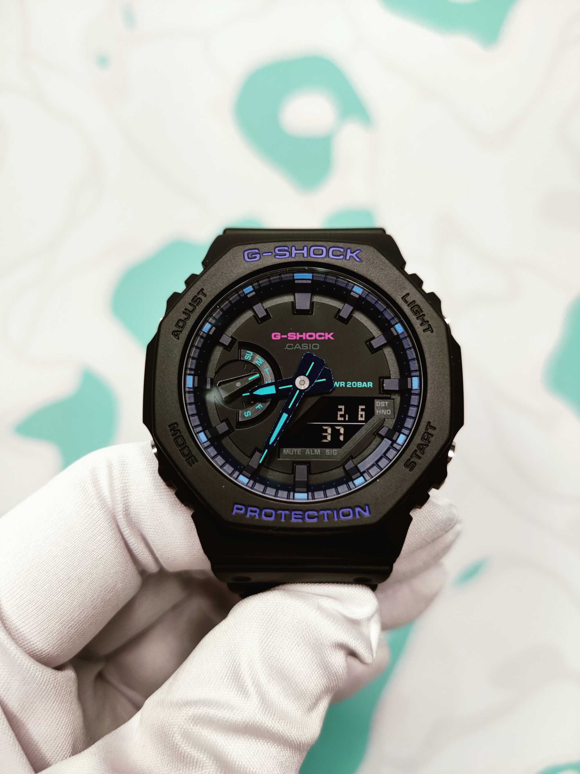 Casio G-Shock GA-2100VB-1A наручные часы
