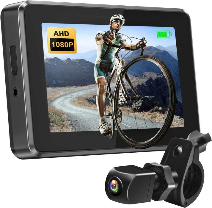 Camera retrovizoare bicicletă PARKVISION monitor 4.3 inch card TF 64G