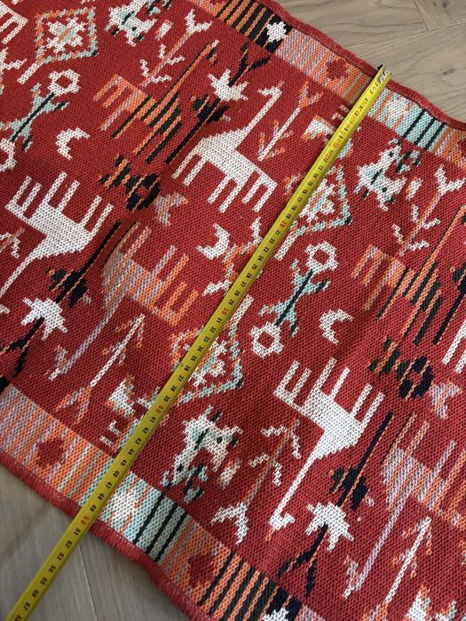 Двулицево памучно килимче килим пътека нов