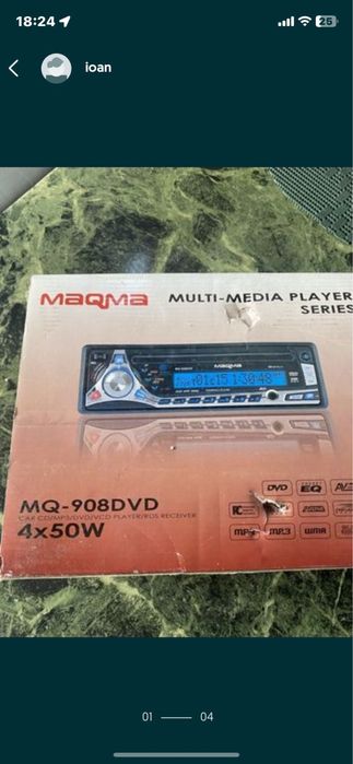 Radio cd auto cu telecomanda