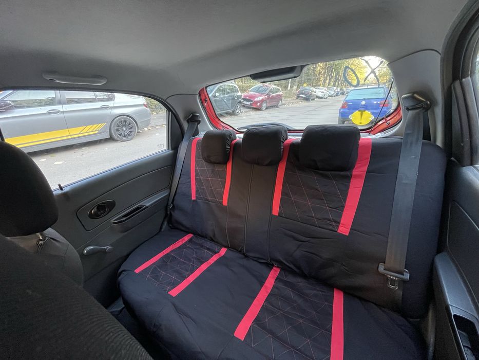 Huse Scaun Auto Universale (Negru cu Rosu)