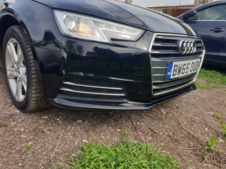 Bara Spoiler Fata Completa cu Grila si Emblema Audi A4 B9 NFL Non Facelift 2015 - 2019 Culoare LY9B [K4032]