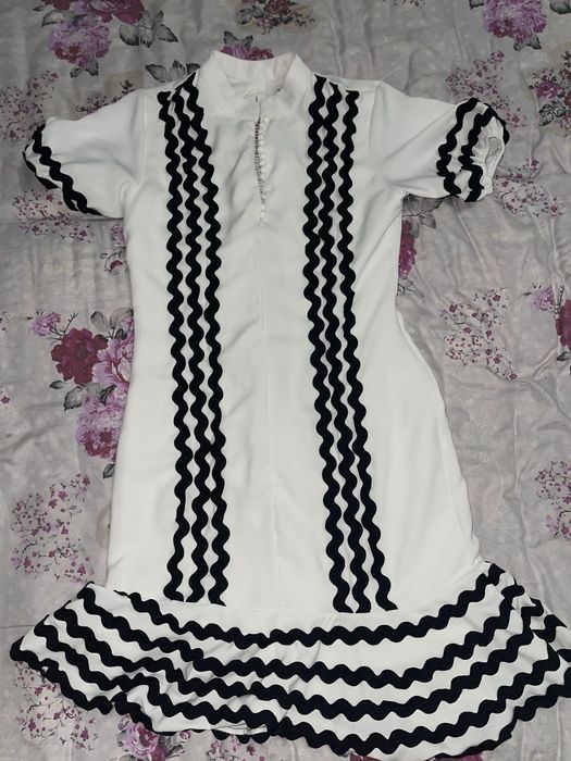 Ак койлек кара полоска тускен