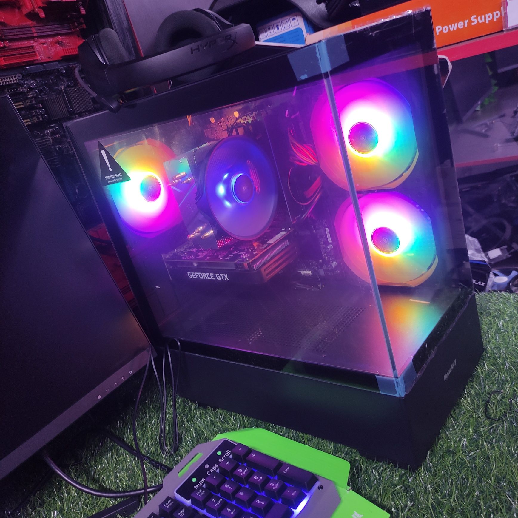 Игровой компьютер в сборе i3 10100/gtx 1650