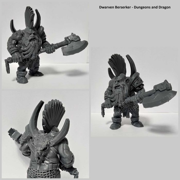 Figurine machete print 3D, Star Wars, Dungeons and Dragon, Warcraft