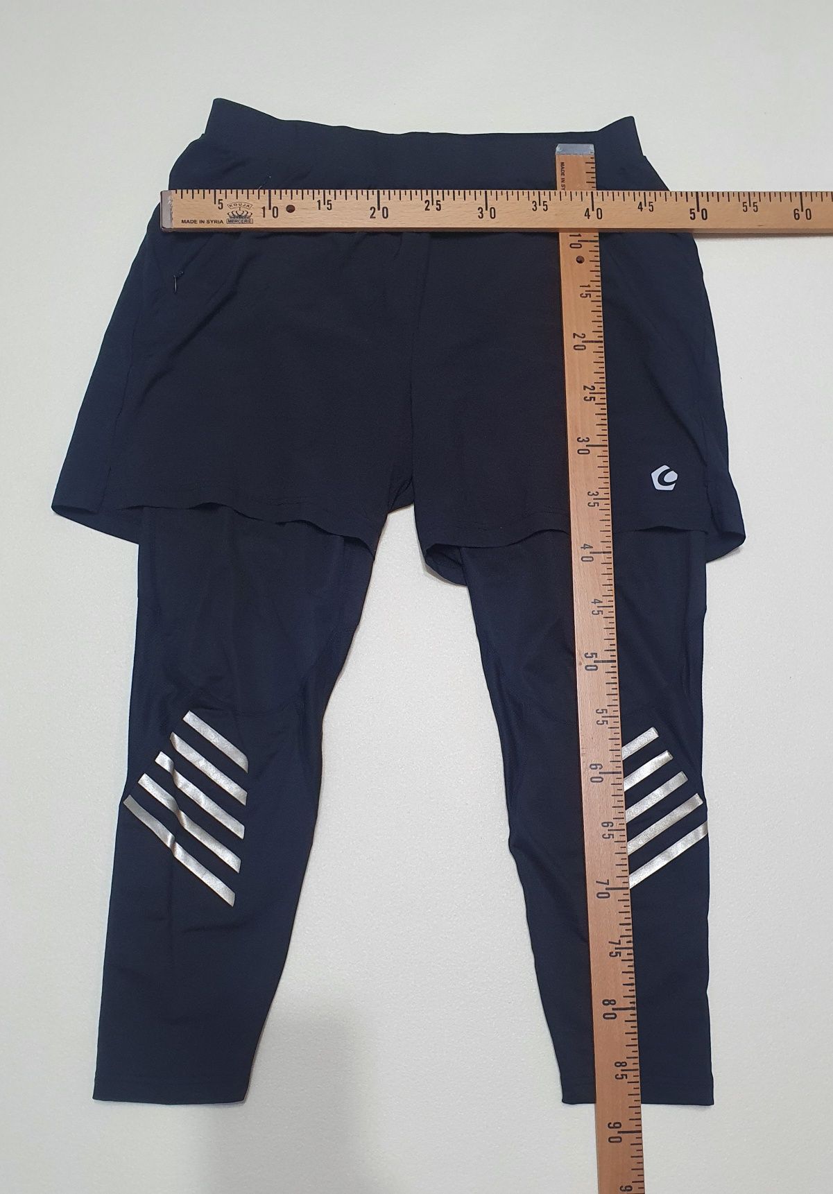 Pantaloni barbati lungi + scurti pentru alergare Gregster Pro XL