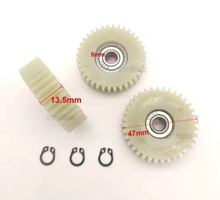 Set pinioane 47mm,36dinți,roți dințate/gears,motor bicicletă electrică