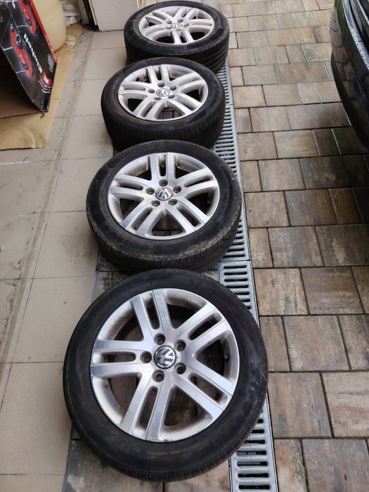 Jante Volkswagen cu cauciucuri 205 55 R16 Continental