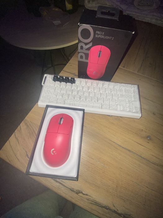 Logitech g pro x superlight 2 и attack shark 68he (магнитка)