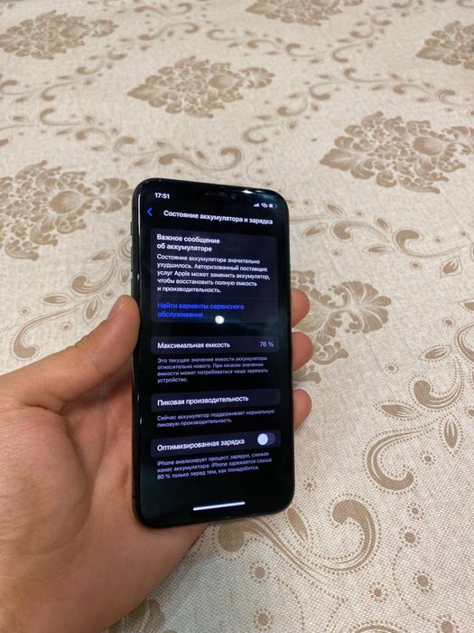 iphone x kafolati bilan