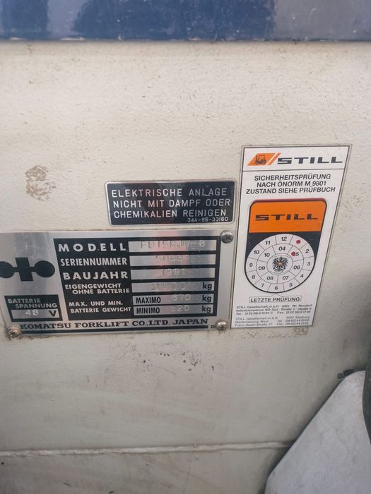 Stivuitor electric Komatsu