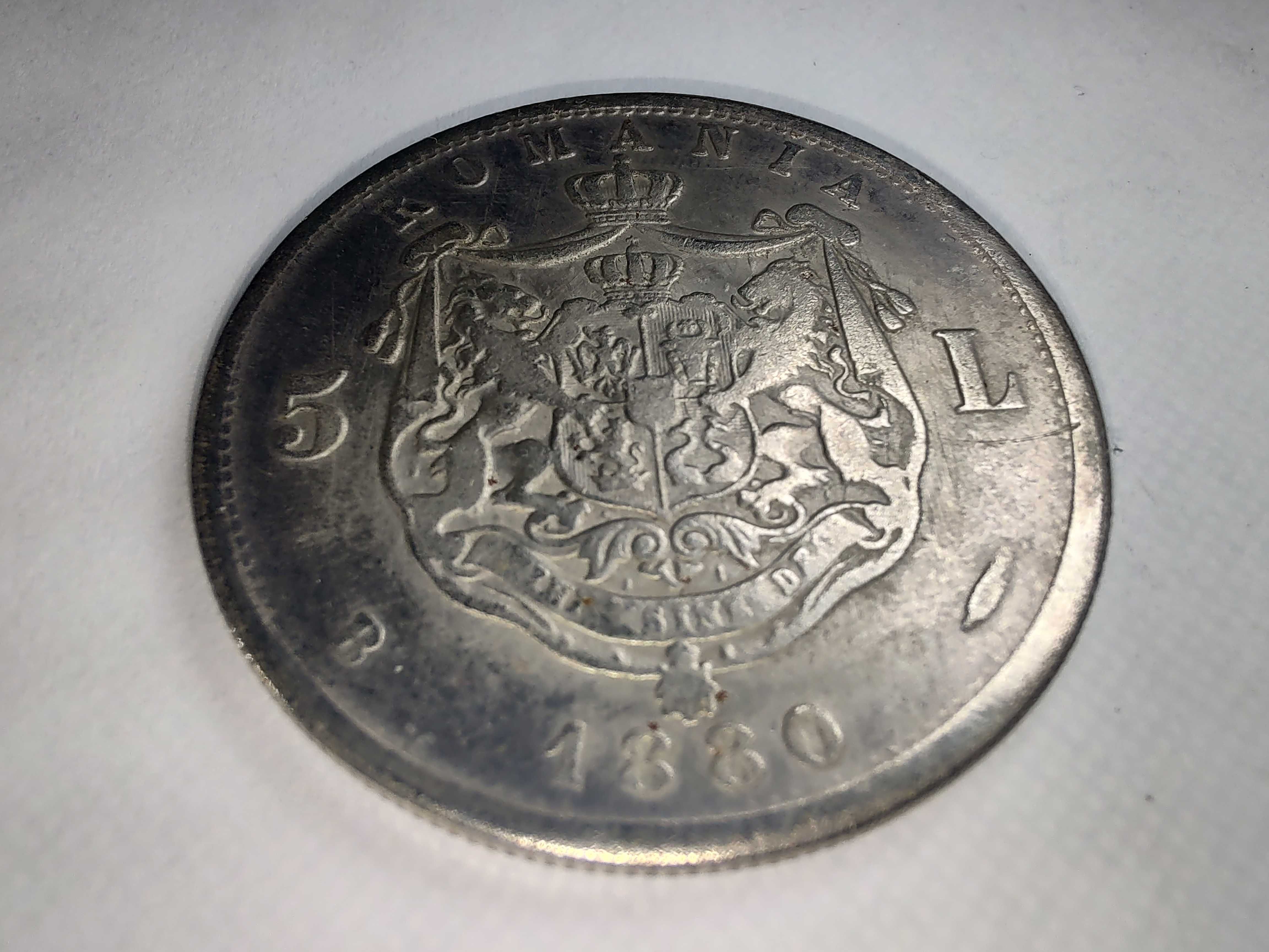[REPLICA] Moneda 5 lei Carol I 1880