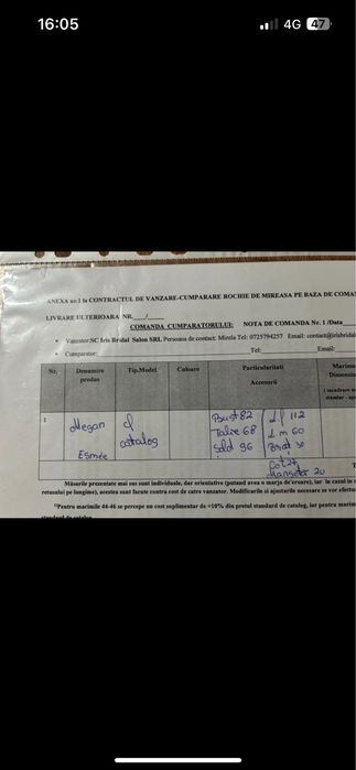 Rochie mireasa cu trena