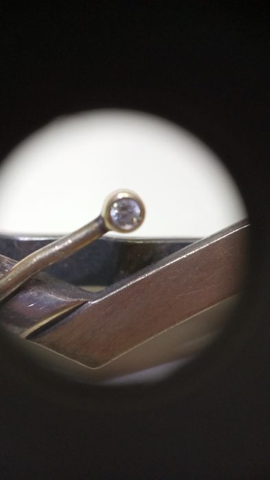 Ac cravata argint cu diamant