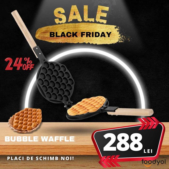 Placi de schimb - Bubble waffle - Black Friday Reducere
