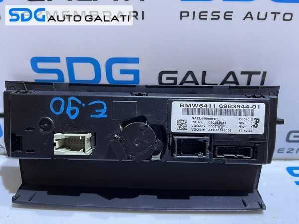 Panou Comanda Aer Conditionat AC Clima Climatronic BMW Seria 3 E90 E91 2004 - 2011 Cod 6983944 698394401