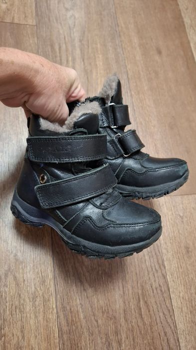 Сапожки натуральная кожа и натуральный мех. 26р