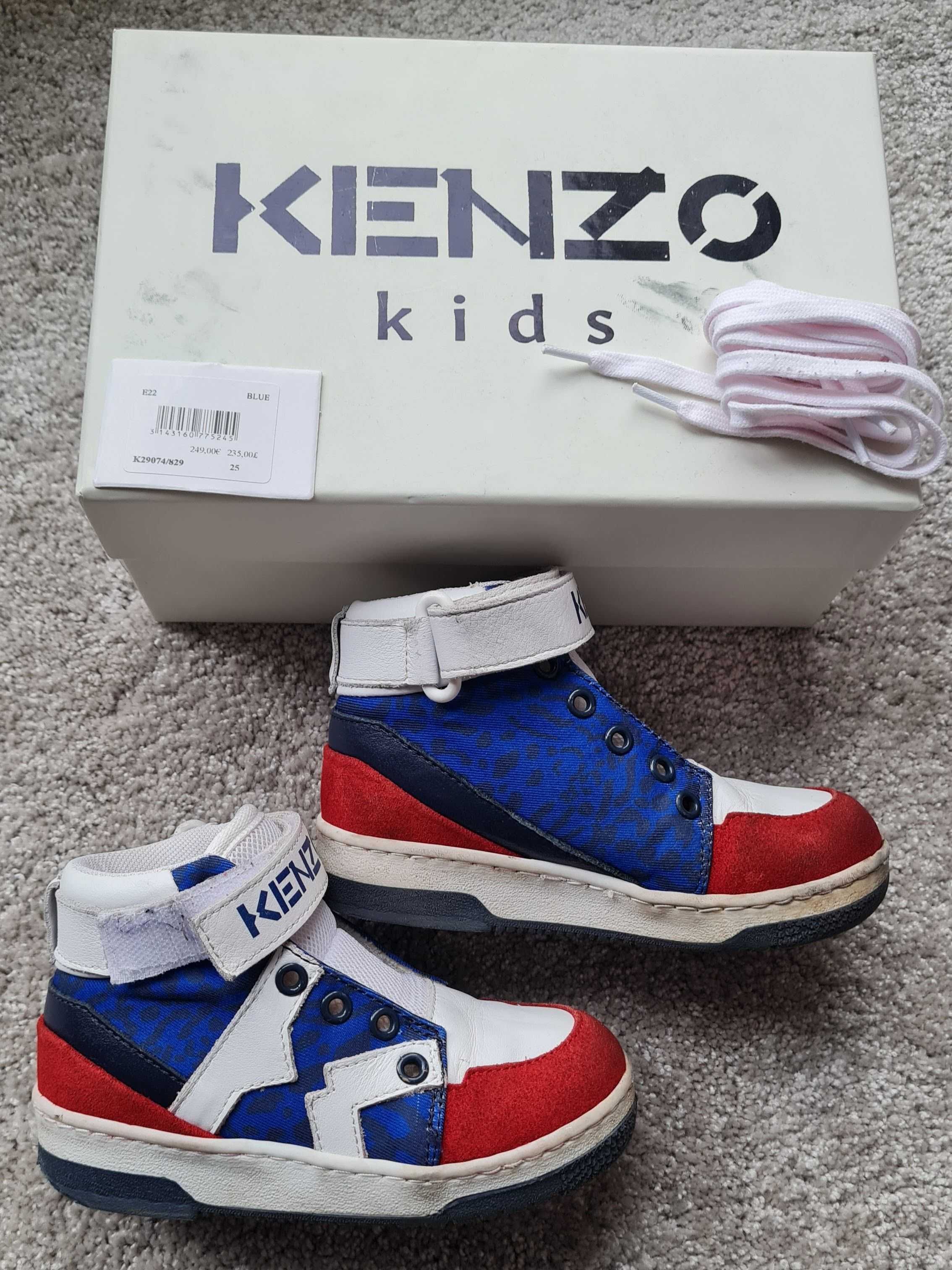 Детски високи маратонки Kenzo - размер 25