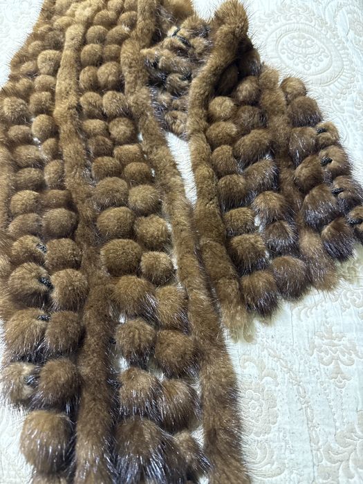 Шарф меховой норковый