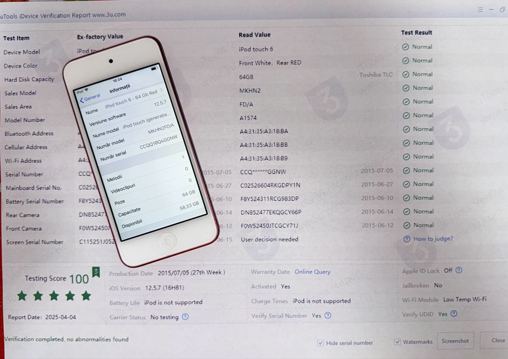 Vand Apple iPod-uri touch gen 6