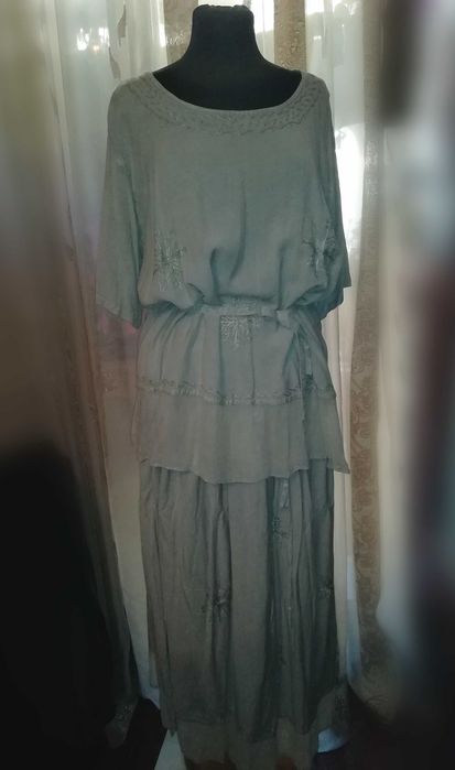 Deux-pieces material organic