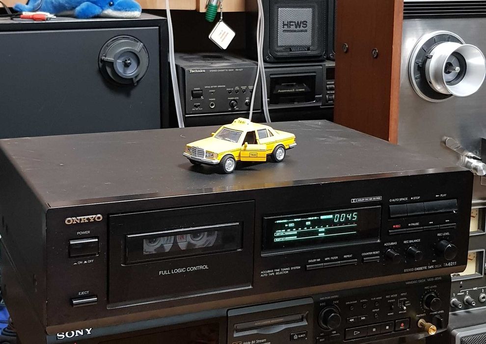 Casetofon Deck Stereo Vintage ONKYO TA6211 BLACK (Made in Japan)