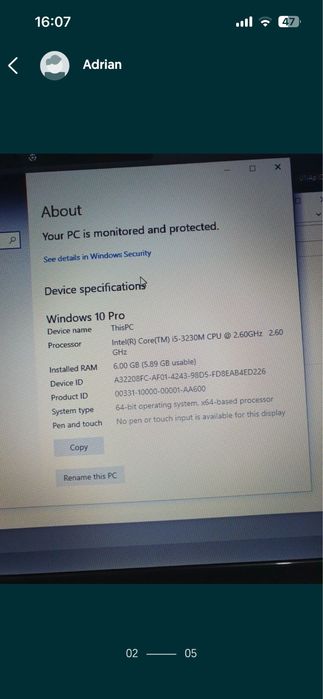 Laptop acer aspire v3-571g