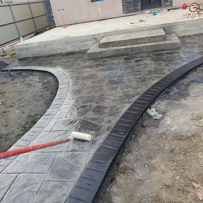 # pavaj din beton amprentat