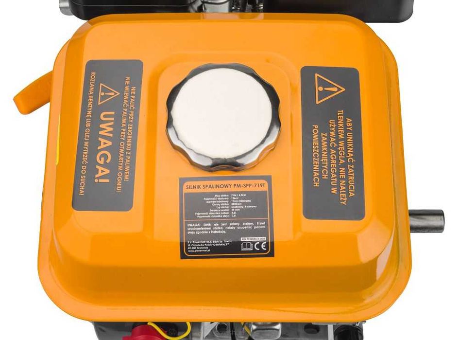 Motor pe benzina 4 timpi 7CP ax 19mm  (PM-SSP-719T)